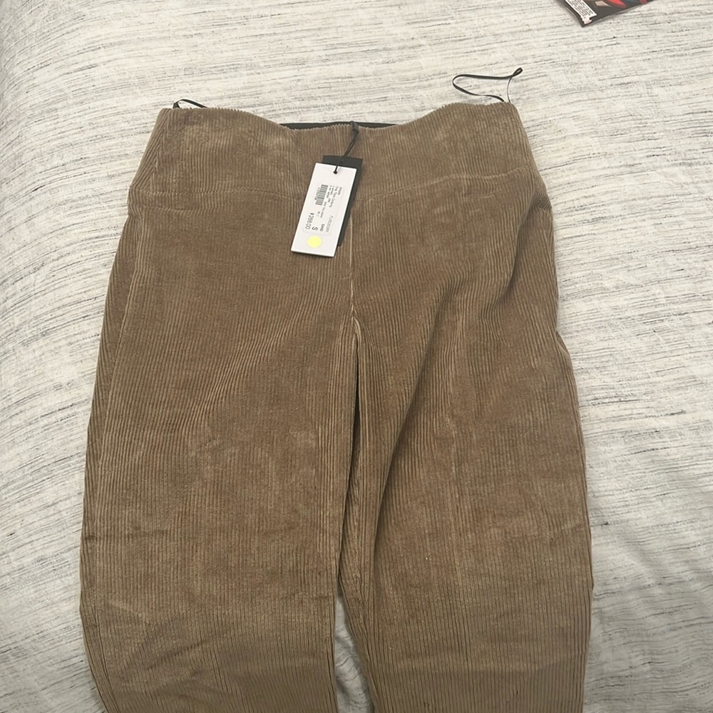 Classic Corduroy Boot Cut Pants in Brown
